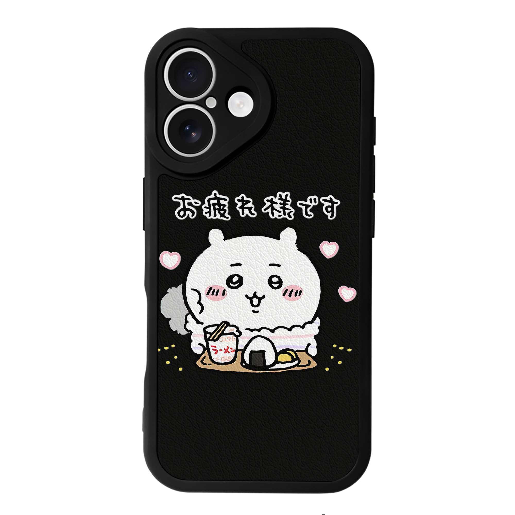 （画像用） ちいかわ ちいかわ Chii-kawa chiikawa 【iPhone 16シリーズ対応】シリコンスマホケース（レザー調） 材質：シリコン